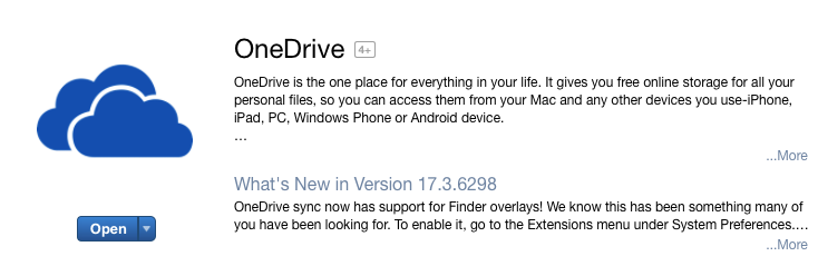 mac onedrive for business preview